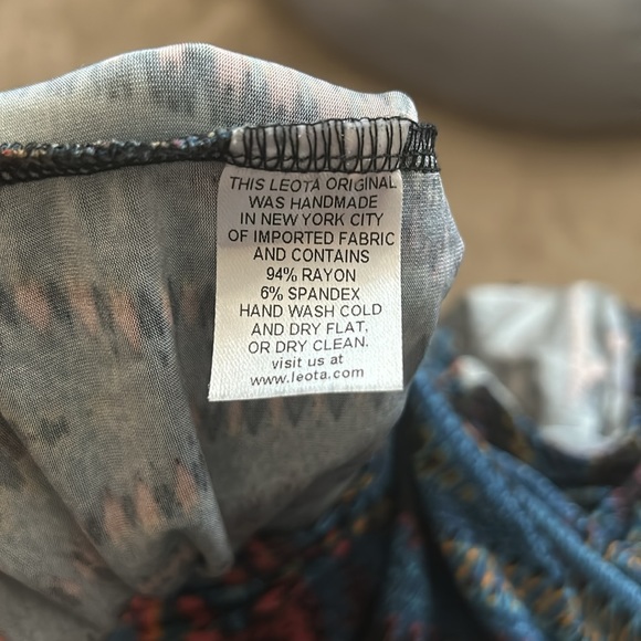 Leota Womens Medium Multi Chevron Dress Chase and Wonder - Picture 4 of 4